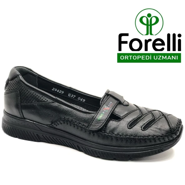 Forelli Elena Hakiki Deri Ortopedik Comfort Kadın Casual Ayakkabı ürün görseli