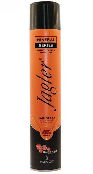 Jagler Saç Spreyi 400ML Extra Strong Hold - Ekstra Güçlü Tutuş (Turuncu)
