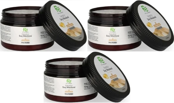Fe Keratin Saç Maskesi 300ML (3 Lü Set)