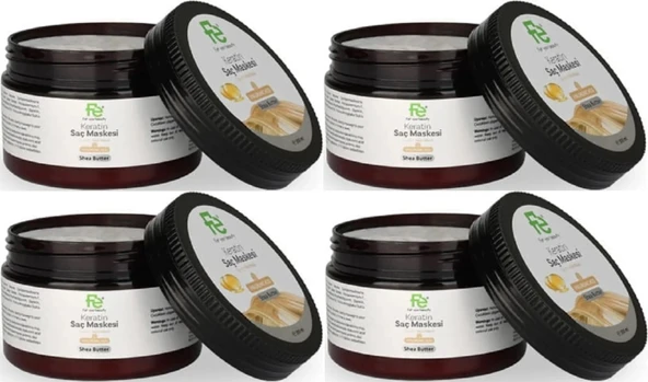 Fe Keratin Saç Maskesi 300ML (4 Lü Set)