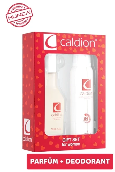 Caldion Parfüm Seti Kadın / For Women 100ML Classic + 150ML Deodorant (Kırmızı) - 2