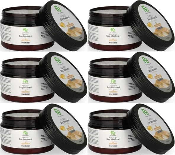 Fe Keratin Saç Maskesi 300ML (6 Lı Set)