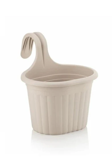 Omnipazar SO-TOM1 Tombik Askılı Balkon Saksı 3 Litre No 1 - Resim 2