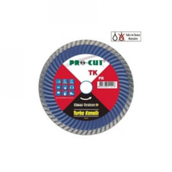 Pr 180 Tc Turbo Kanallı Elmas Testere Proter