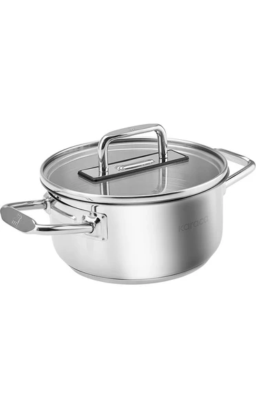 Grace İndüksiyon Tabanlı Çelik Tencere 18 cm 2 Lt - 5