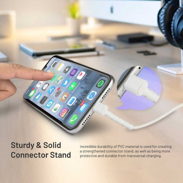 Roar Kick Stand Data Lightning Usb Cable - 3
