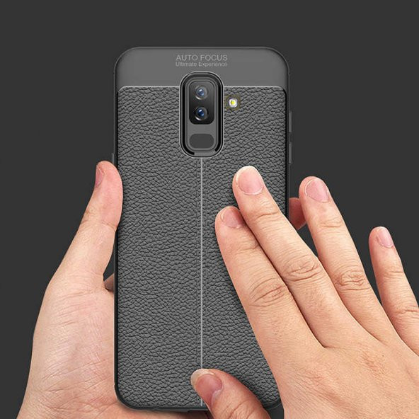 Galaxy J8 Kılıf Zore Niss Silikon Kapak - 7