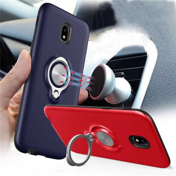 Galaxy J6 Kılıf Zore Ring Youyou Kapak - 5