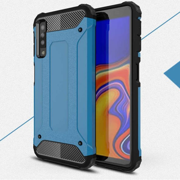 Galaxy A9 2018 Kılıf Zore Crash Silikon Kapak - 6