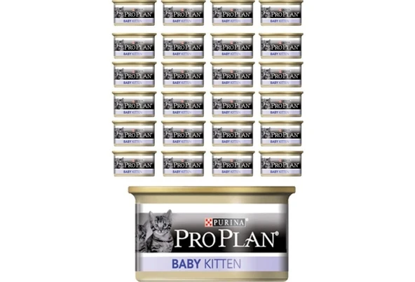 Baby Kitten Tavuk Etli Yavru Yaş Kedi Maması - 85 gr x 24 Adet
