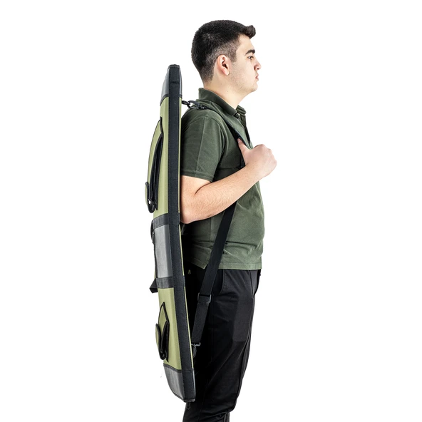 Savage İmperteks Şarjörlü Tüfek Kılıfı Haki-Siyah 80 cm (YT-014) - 7
