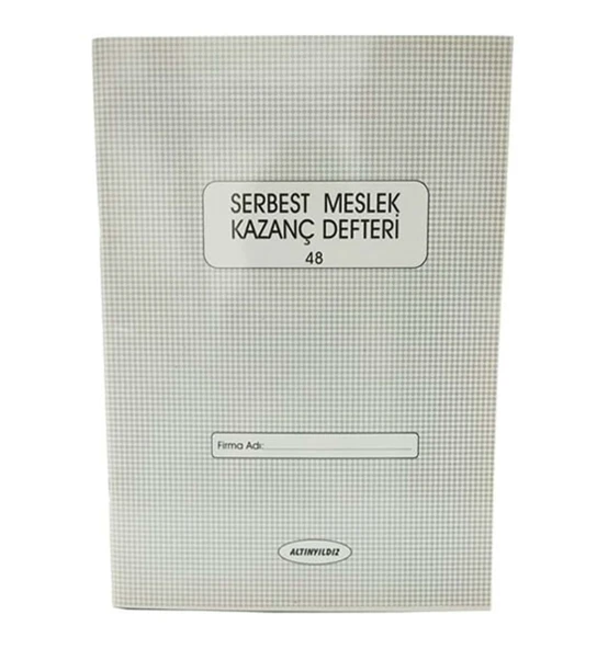 Altınyıldız Serbest Meslek Kazanç Defteri 48 YP. - 2