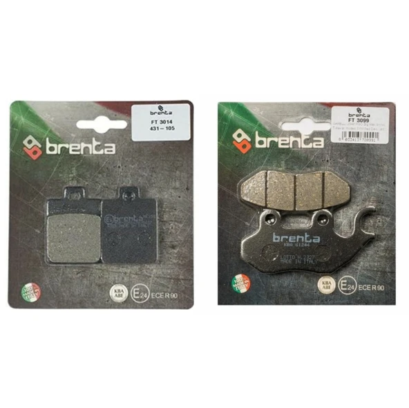 Peugeout Tweet 125 Ön ve Arka Fren Balata Takımı Brenta BR02