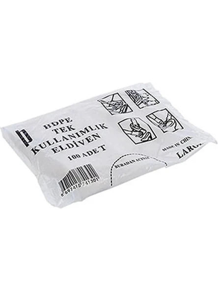 Burpak Şeffaf Poşet Eldiven Bir Paket (100 Adet) - 3