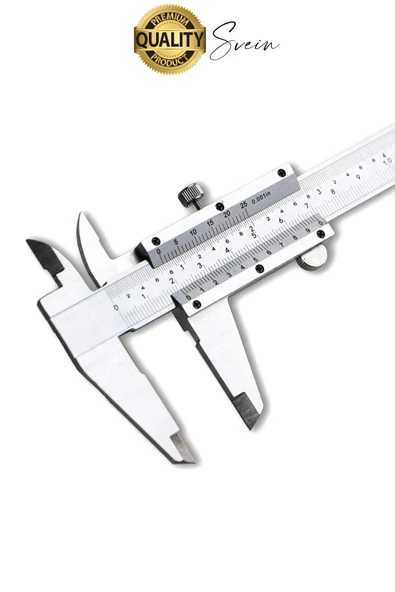 Premium Endüstriyel Hassas Ölçüm Mekanik Kumpas Analog Mikrometre Derinlik Genişlik 150 x 0.02 mm - 6