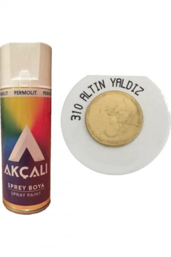 Akçalı Altın Yaldız Gold Sprey Boya 400 ml