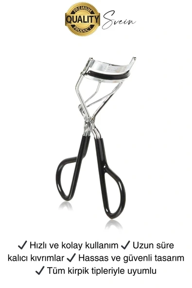 Premium Kirpik Kıvırma Makinesi Manuel Paslanmaz Çelik Şekillendirici Eyelash Curler Kıvırıcı - 6