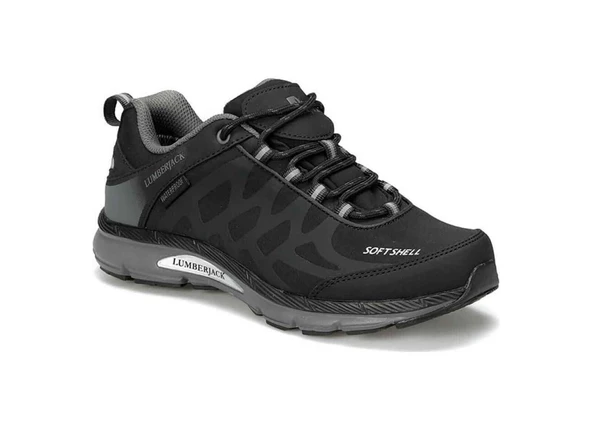 Lumberjack Bağcıklı Su Geçirmez Outdoor Ayakkabı Siyah-Gri 45 URSA - 2