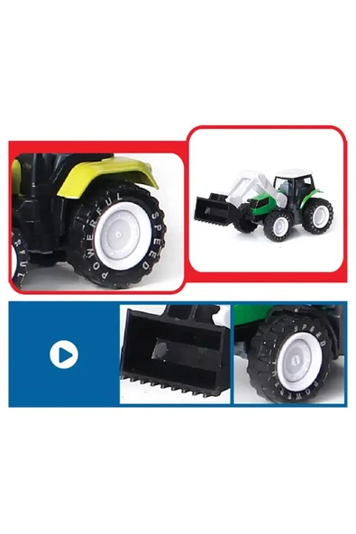Efe 881 Mini Metal Traktör - 2