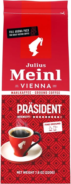 Julius Meinl Prasident Filtre Kahve 220g - 5