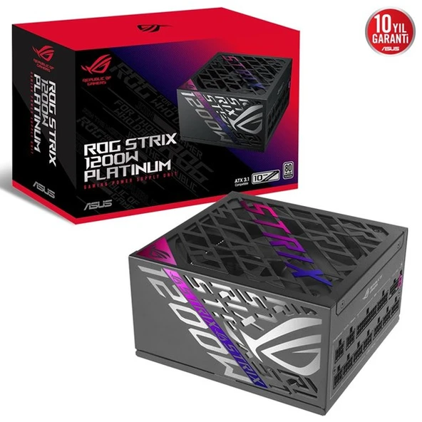 ASUS 1200W 80+ PLATINUM ROG STRIX 1200P TAM MODÜLER POWER SUPPLY