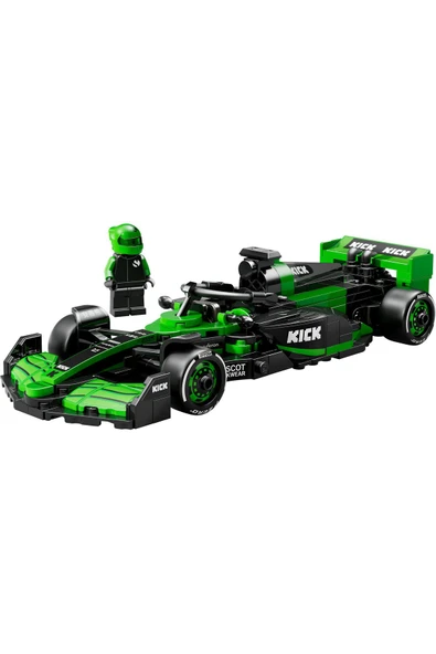® Speed Champions KICK Sauber F1® Team C44 Yarış Arabası 77247-10+ Oyuncak Yapım Seti(259 Parça) - 2