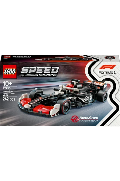 ® Speed Champions MoneyGram Haas F1® Team VF-24 Yarış Arabası 77250 10+ Oyuncak Yapım Seti (242 P) - 3
