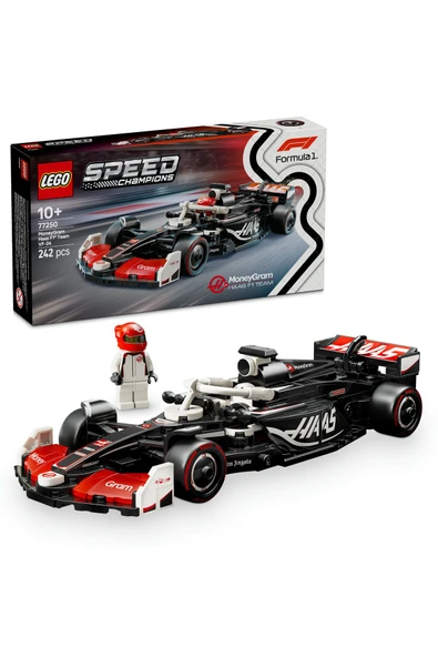 ® Speed Champions MoneyGram Haas F1® Team VF-24 Yarış Arabası 77250 10+ Oyuncak Yapım Seti (242 P)