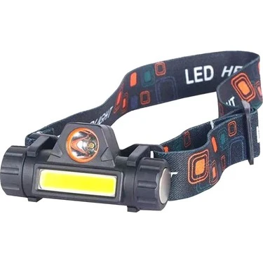 Kafa Feneri Şarjlı Mıknatıslı Lityum Lion Pilli 1200 Lümen Cob Led Kafa Lambası Çalışma Lambası