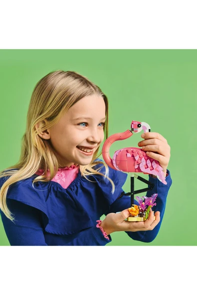 ® Creator 3’ü 1 Arada Vahşi Hayvanlar: Pembe Flamingo 31170 - 8+ Oyuncak Yapım Seti (288 Parça) - 7