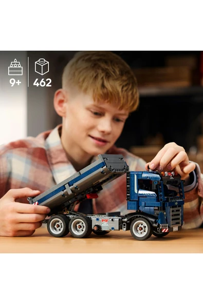 LEGO ® Technic Damperli Kamyon 42203 - 9+ Çocuklar için Yaratıcı Oyuncak Yapım Seti (462 Parça) - 9