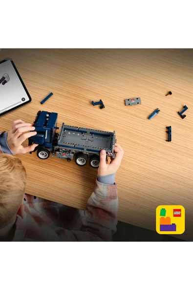 LEGO ® Technic Damperli Kamyon 42203 - 9+ Çocuklar için Yaratıcı Oyuncak Yapım Seti (462 Parça) - 8