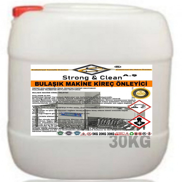 Bulaşık Makina Kireç Önleyici 30kg