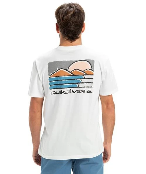 Quiksilver EQYZT08038-WBK0 Evo Future islands Ss Erkek Spor Tişört - 5
