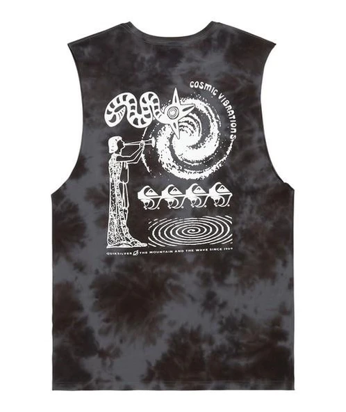 Quiksilver EQYZT08030-KVJ0 Td Cosmic Vibrations Muscle Erkek Spor Tişört - 7