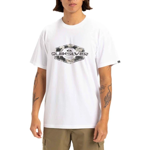 Quiksilver EQYZT08063-908 Locked Up Ss Erkek Spor Tişört - 1