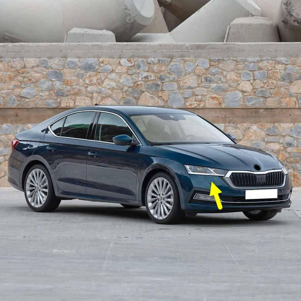Skoda Octavia 4 2020-2024 Sağ Ön Far Yıkama Kapağı 5E3955110