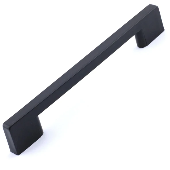 Mobilya Mutfak Dolabı Çekmece Dolap Kulpları Kapak Kulpu Kulbu Siyah 160 mm Plastik Kulp 20 Adet - Resim 3