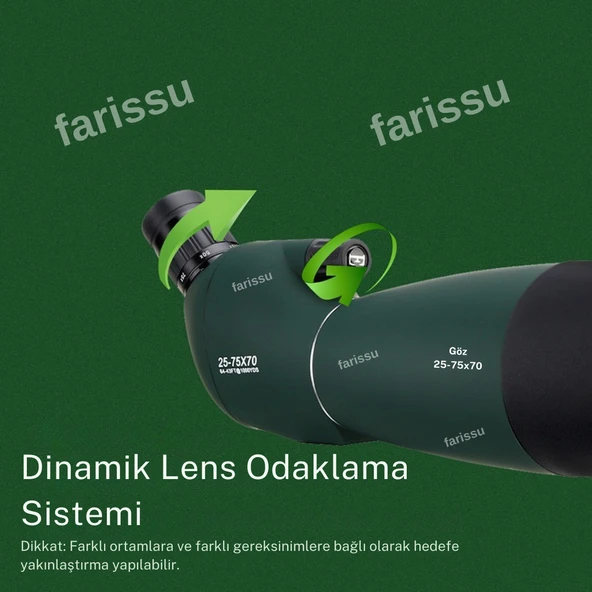 Eyebre 25-75x70 Monoküler Teleskop – Uzun Menzilli, Yüksek Büyütme Kapasiteli Optik Cihaz - 2