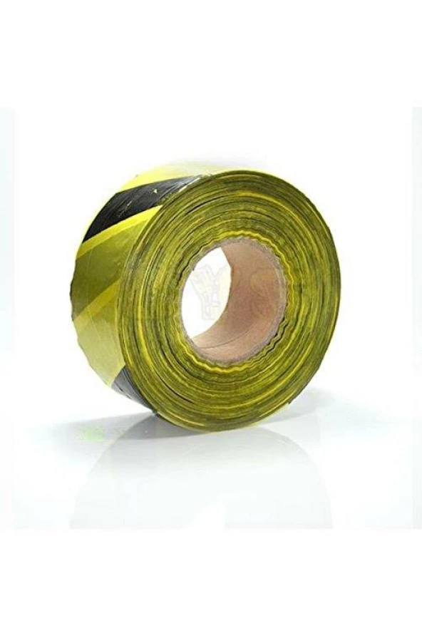 500 Metre Çok Amaçlı Emniyet Şeridi Sarı- Siyah X 5 Adet - 5