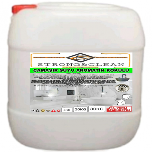 Çamaşır Suyu Aromatik Kokulu 30kg
