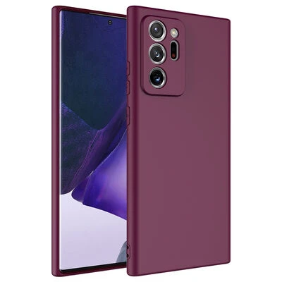 Samsung Galaxy Note 20 Ultra Kılıf İçi Kadife Dolgulu Kasayı Çizmeyen Sweetish Lansman Premium Kapak