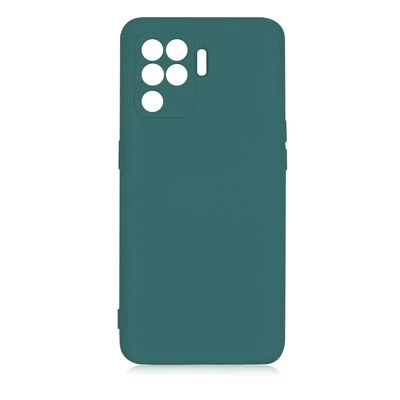 Oppo Reno 5 Lite Kılıf Yumuşak Doku ve Kadife Dolgulu Clay Premium Silikon Kapak