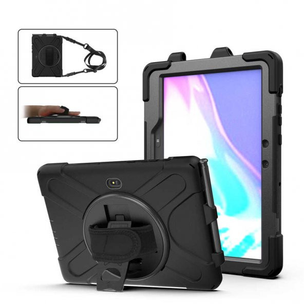 Galaxy Tab Active Pro T547 Zore Defender Tablet Silikon - 4