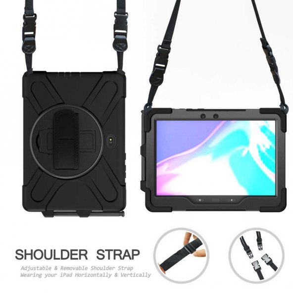 Galaxy Tab Active Pro T547 Zore Defender Tablet Silikon - 6