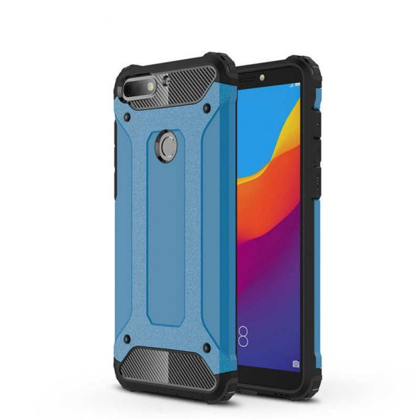 Huawei Y7 2018 Kılıf Zore Crash Silikon Kapak - 7