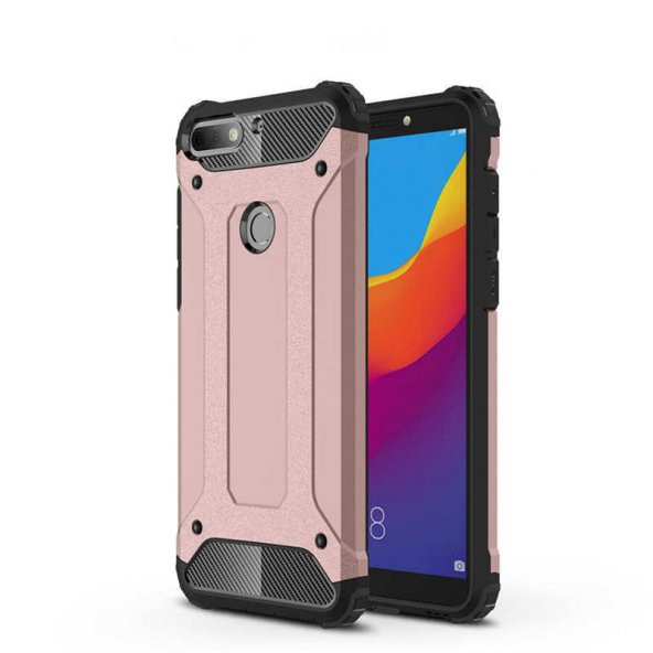 Huawei Y7 2018 Kılıf Zore Crash Silikon Kapak - 8