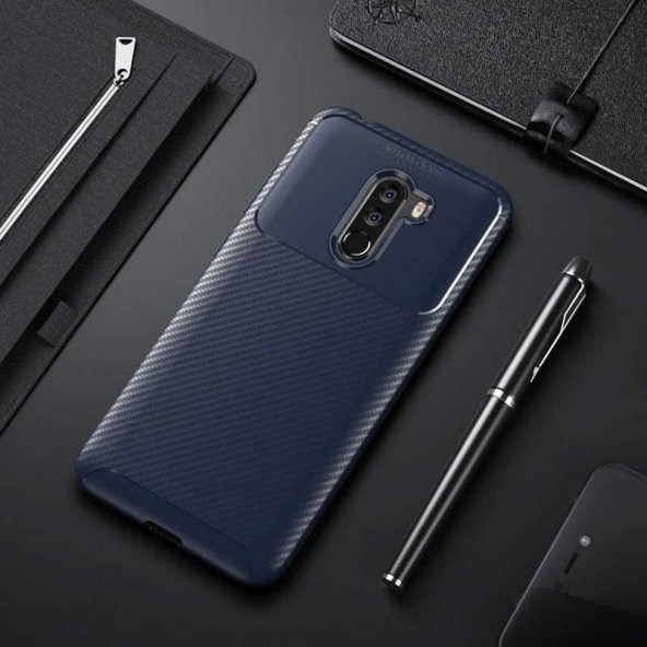 Xiaomi Pocophone F1 Kılıf Zore Negro Silikon Kapak - 10