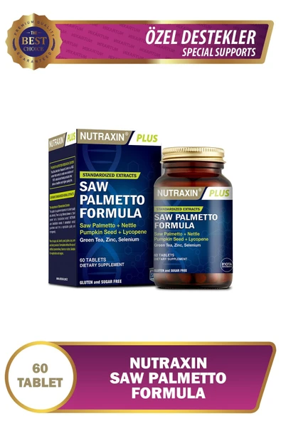 Nutraxin Saw Palmetto Formula 60 Tablet ürün görseli 1