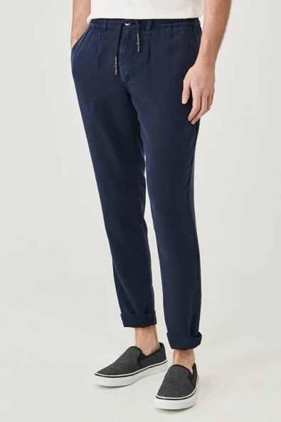 Regular Fit Normal Kesim Bağcık Detaylı Chino Pantolon Wrangler - 3